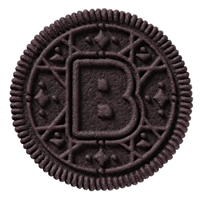 Biscoito OREO com o botão B