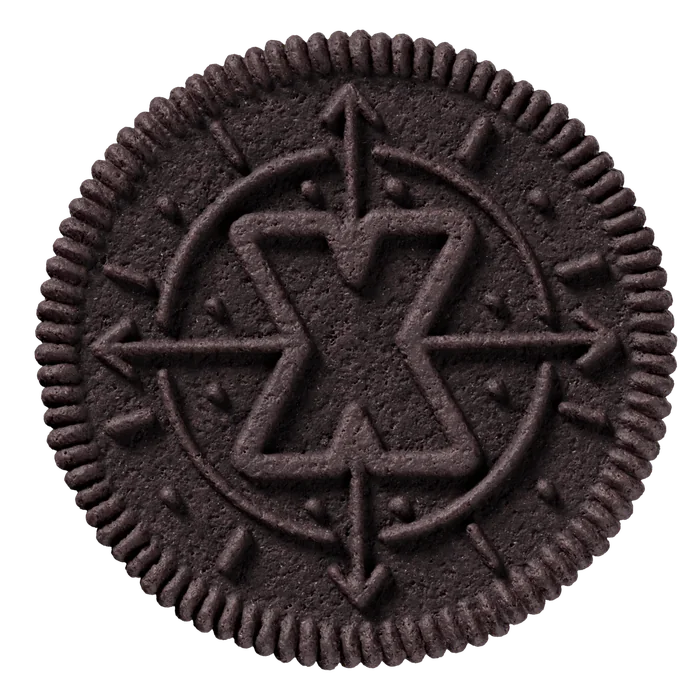 Biscoito OREO com o botão X do Xbox